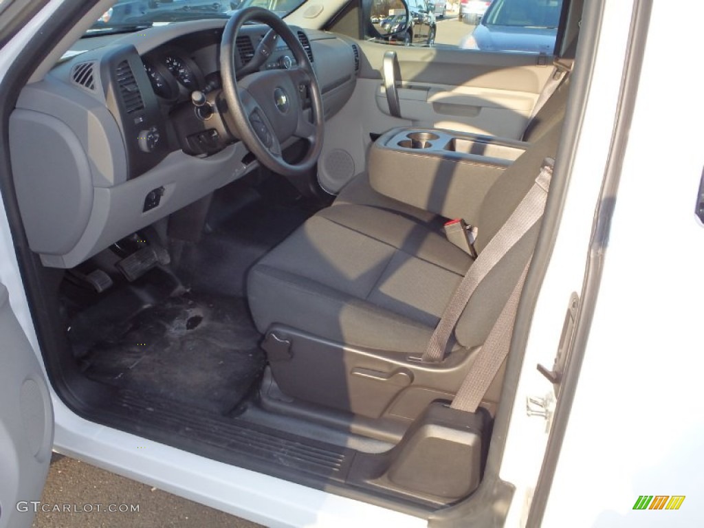 2013 Silverado 1500 Work Truck Extended Cab - Summit White / Dark Titanium photo #10