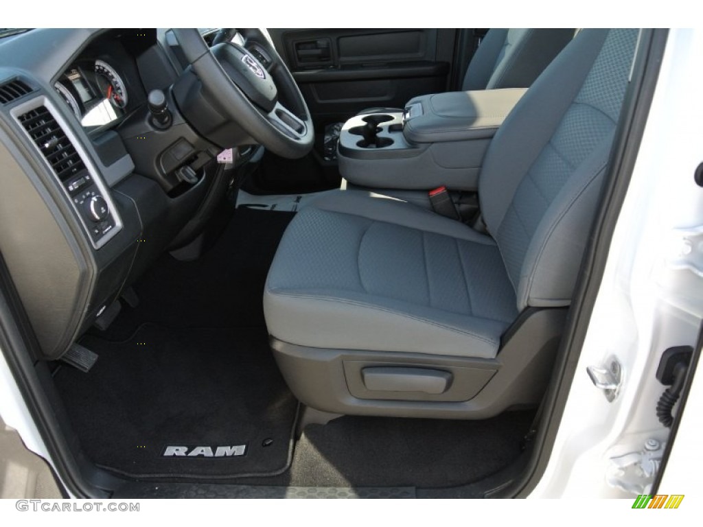 2014 1500 Express Quad Cab - Bright White / Black/Diesel Gray photo #8