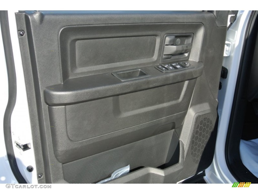 2014 1500 Express Quad Cab - Bright White / Black/Diesel Gray photo #9