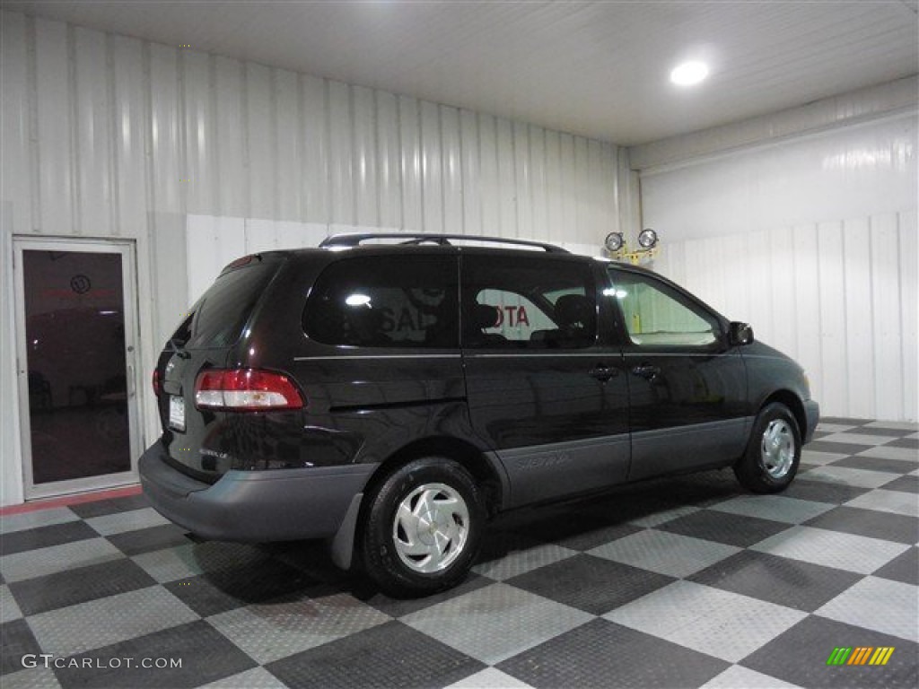 2001 Sienna LE - Black Walnut Pearl / Oak photo #7