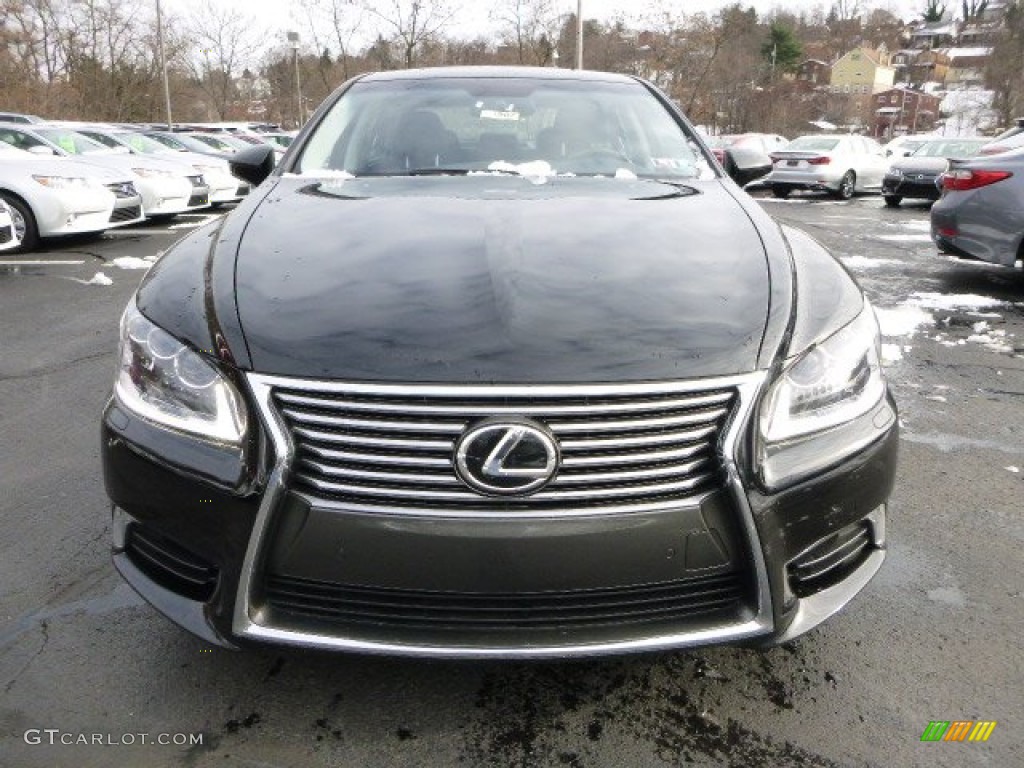 Obsidian Black 2013 Lexus LS 460 L AWD Exterior Photo #89220040
