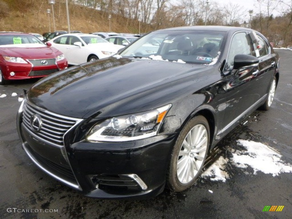 Obsidian Black 2013 Lexus LS 460 L AWD Exterior Photo #89220061