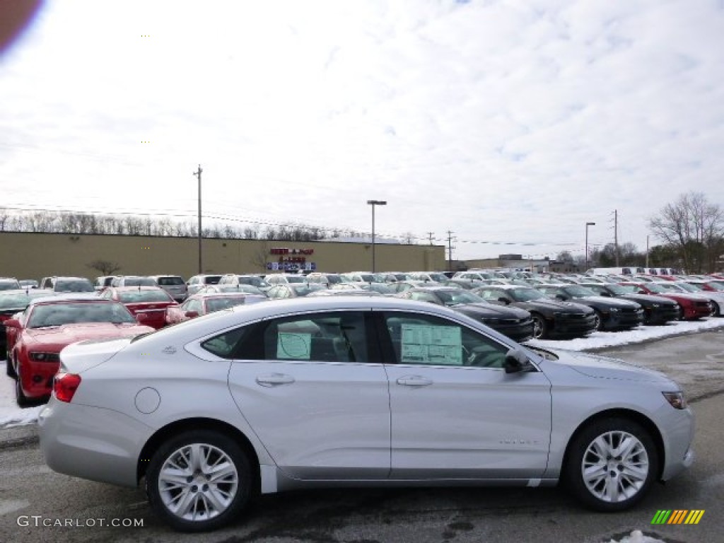 2014 Impala LS - Silver Ice Metallic / Jet Black/Dark Titanium photo #4