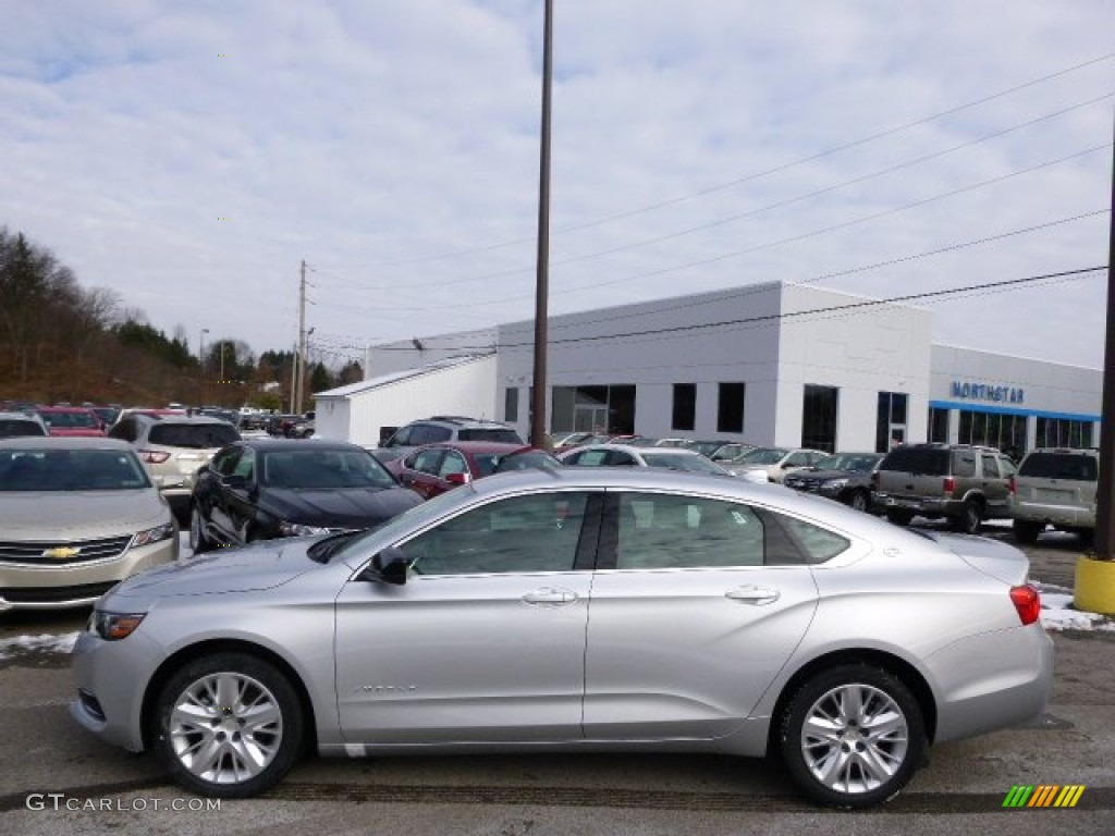 2014 Impala LS - Silver Ice Metallic / Jet Black/Dark Titanium photo #8