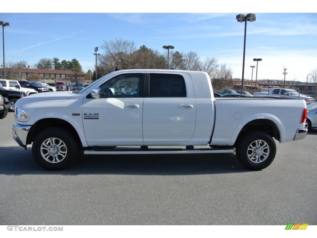 Bright White 2014 Ram 2500 Laramie Mega Cab 4x4 Exterior Photo #89220647