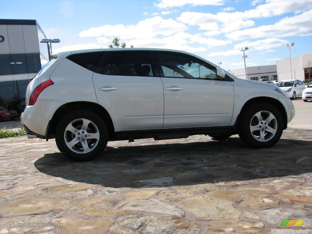 2004 Murano SL - Glacier Pearl White / Cafe Latte photo #8