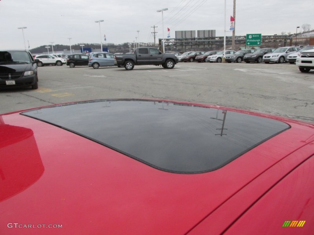 2001 CLK 320 Coupe - Magma Red / Charcoal photo #3