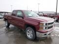 2014 Deep Ruby Metallic Chevrolet Silverado 1500 LTZ Z71 Double Cab 4x4  photo #3