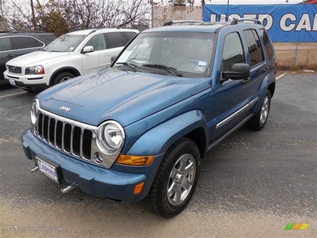 2005 Liberty Limited - Atlantic Blue Pearlcoat / Medium Slate Gray photo #1