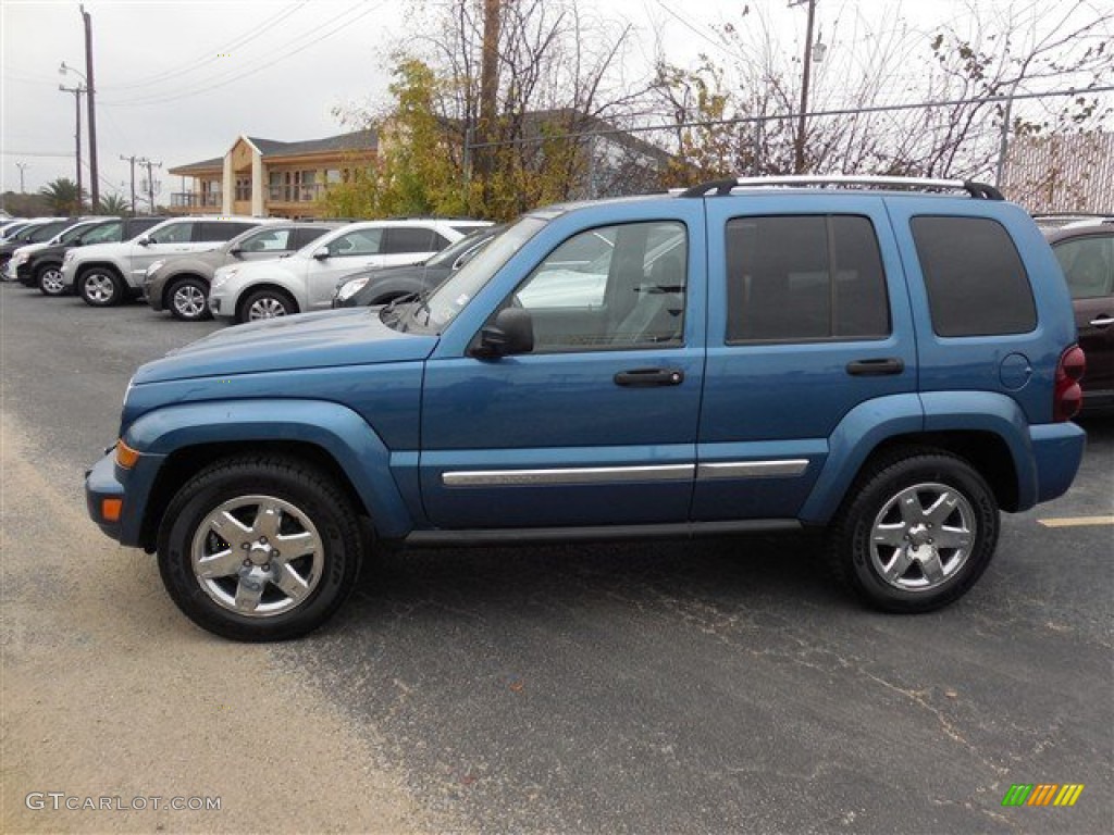2005 Liberty Limited - Atlantic Blue Pearlcoat / Medium Slate Gray photo #6