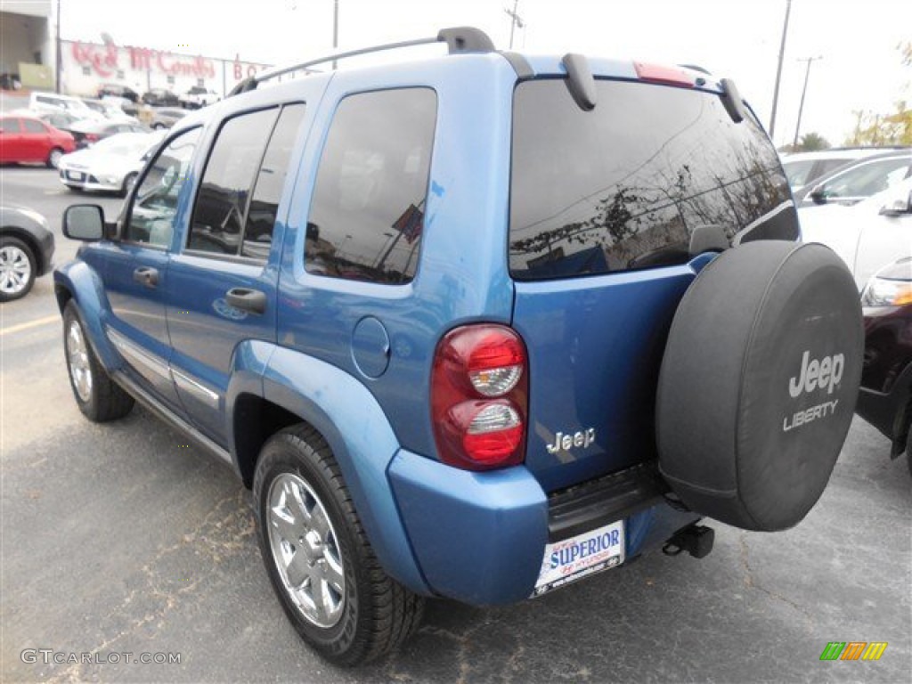 2005 Liberty Limited - Atlantic Blue Pearlcoat / Medium Slate Gray photo #8