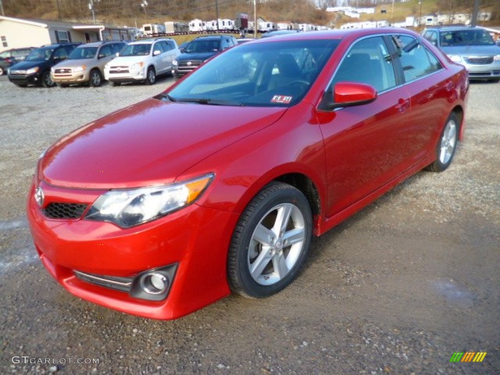 Barcelona Red Metallic 2012 Toyota Camry SE Exterior Photo #89223055