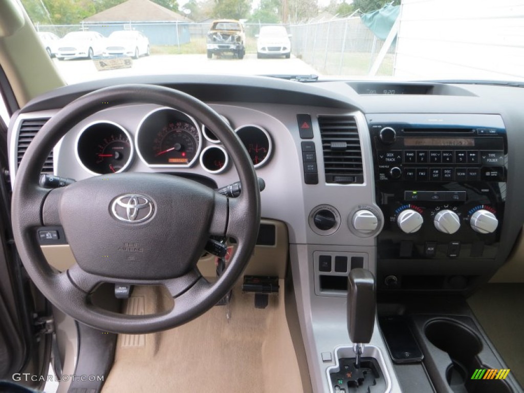 2008 Tundra SR5 Double Cab 4x4 - Pyrite Mica / Beige photo #41