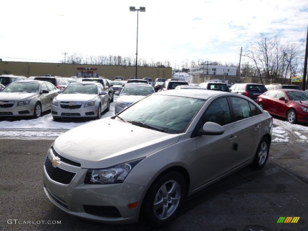 2014 Cruze LT - Champagne Silver Metallic / Jet Black photo #1