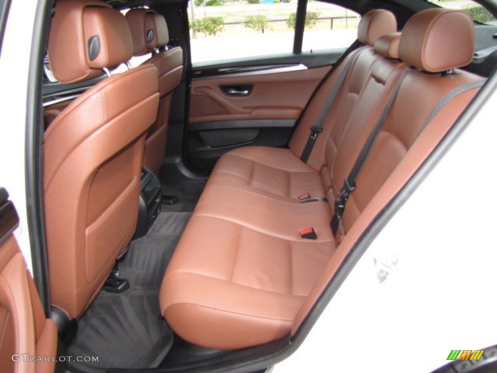 Cinnamon Brown Interior 2013 BMW 5 Series 535i Sedan Photo #89224483
