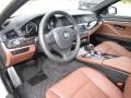 Cinnamon Brown Prime Interior Photo for 2013 BMW 5 Series #89224647