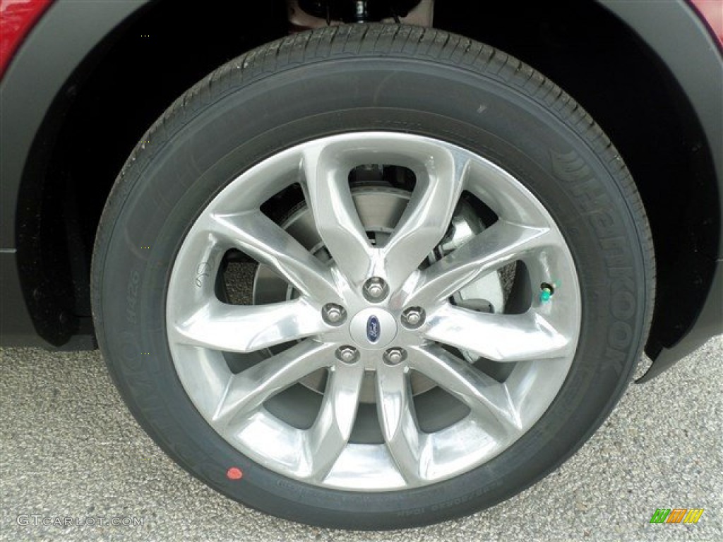 2014 Explorer Limited - Ruby Red / Medium Light Stone photo #8