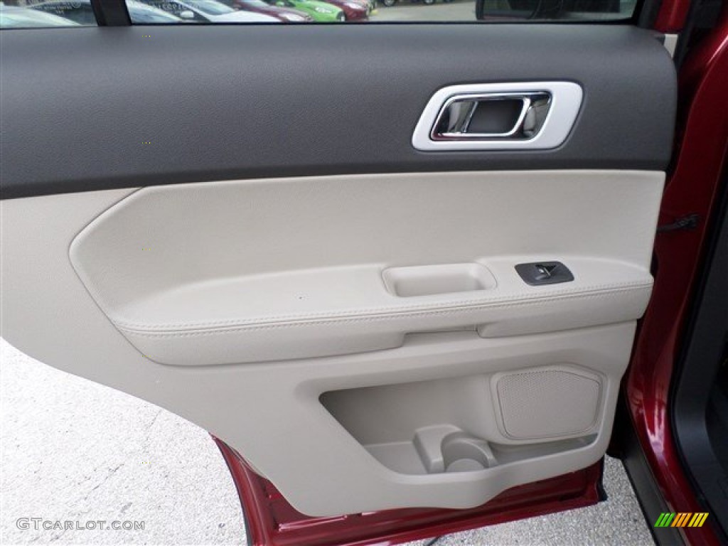 2014 Explorer Limited - Ruby Red / Medium Light Stone photo #15