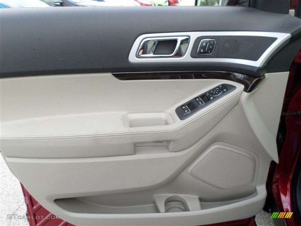 2014 Explorer Limited - Ruby Red / Medium Light Stone photo #24