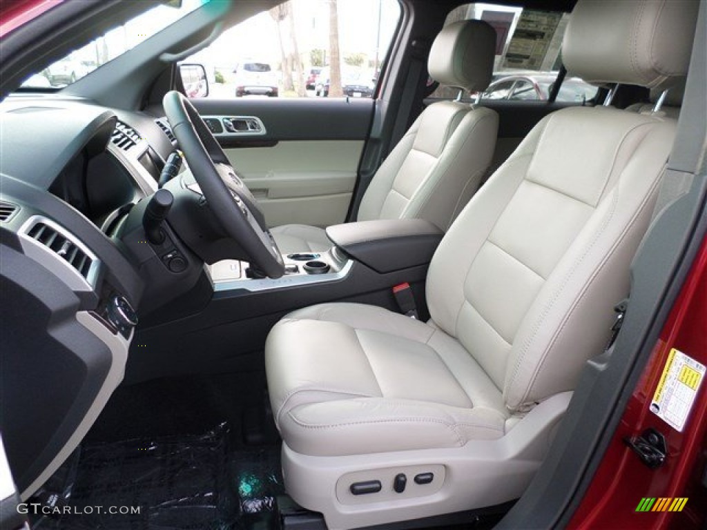 2014 Explorer Limited - Ruby Red / Medium Light Stone photo #25