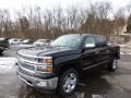 2014 Black Chevrolet Silverado 1500 LTZ Crew Cab 4x4  photo #1