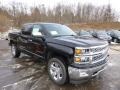 2014 Black Chevrolet Silverado 1500 LTZ Crew Cab 4x4  photo #3