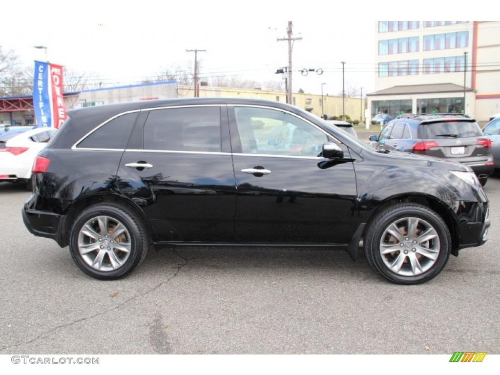 Crystal Black Pearl 2011 Acura MDX Advance Exterior Photo #89226634