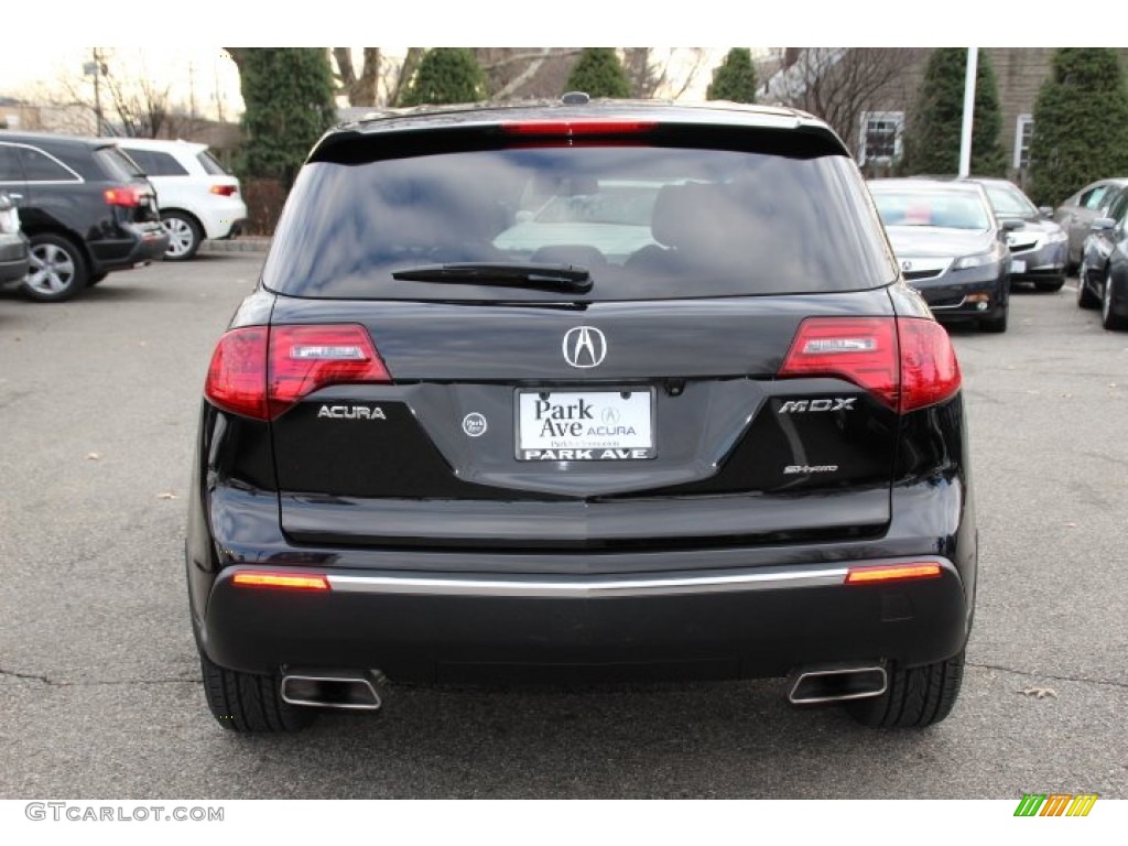 2011 MDX Advance - Crystal Black Pearl / Umber photo #4