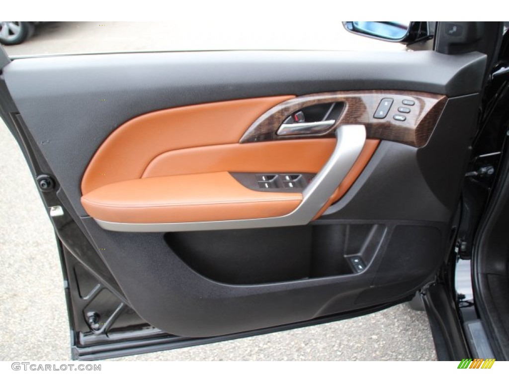 2011 Acura MDX Advance Umber Door Panel Photo #89226808