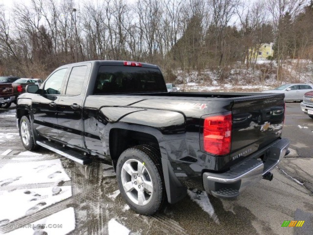 2014 Silverado 1500 LT Double Cab 4x4 - Black / Jet Black photo #7