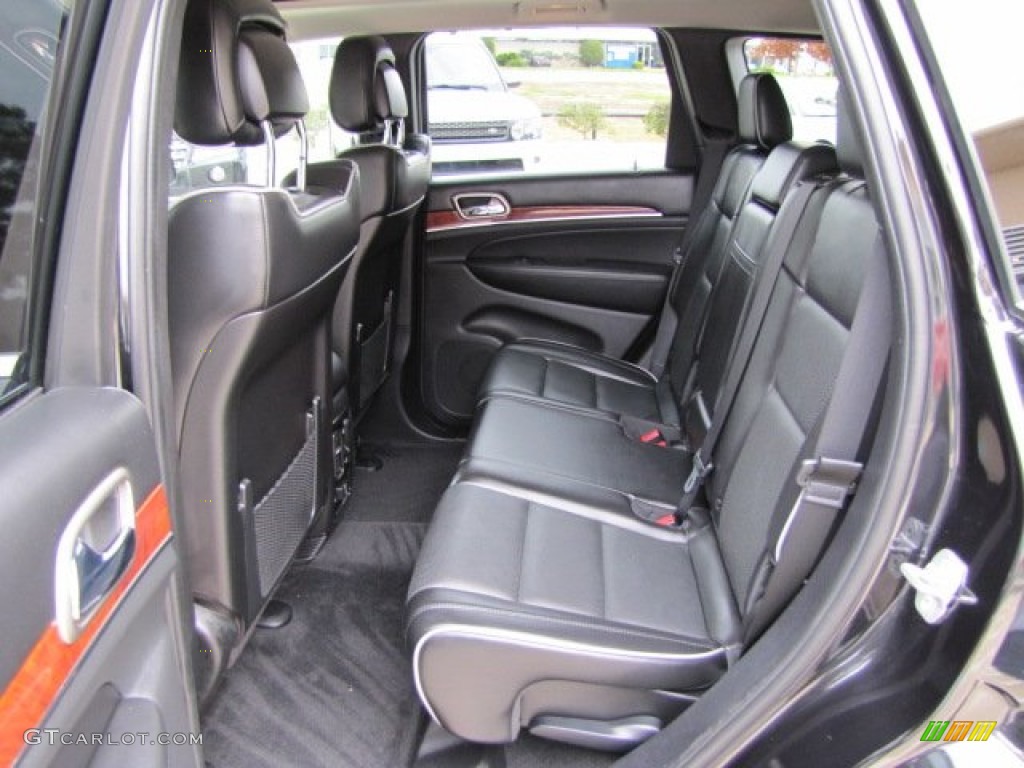 2011 Jeep Grand Cherokee Overland Rear Seat Photo #89227384
