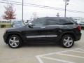 2011 Brilliant Black Crystal Pearl Jeep Grand Cherokee Overland  photo #7