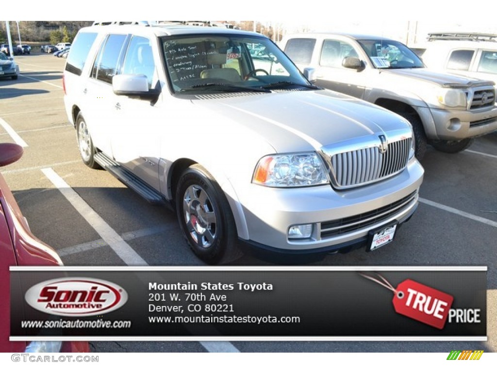 2006 Navigator Luxury 4x4 - Silver Birch Metallic / Camel photo #1