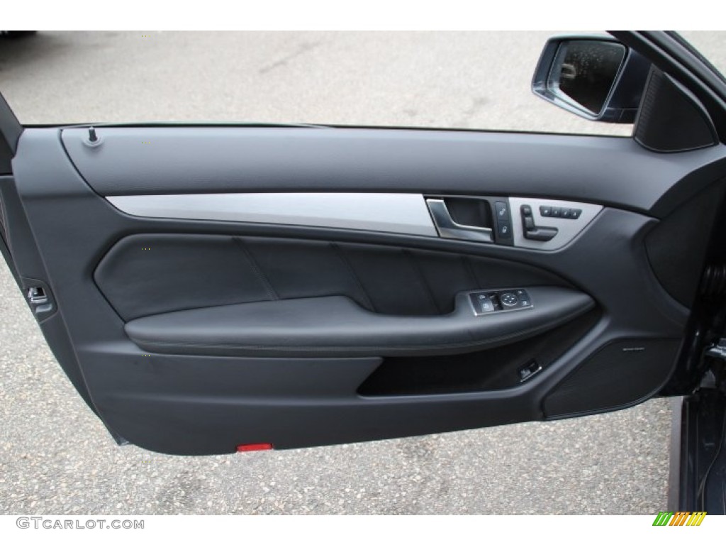 2012 Mercedes-Benz C 63 AMG Coupe AMG Black Door Panel Photo #89230609
