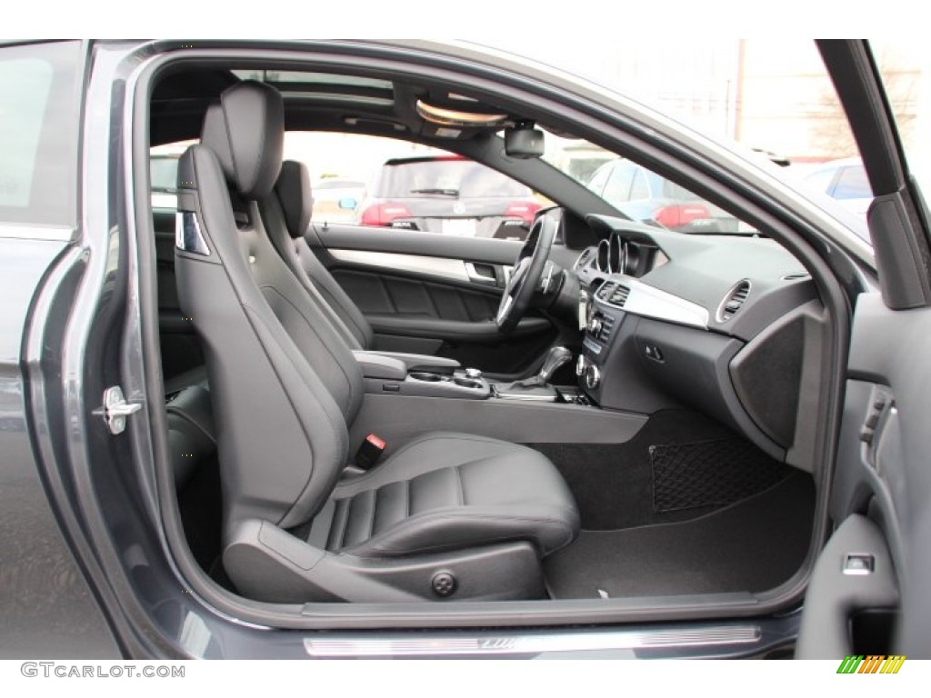 AMG Black Interior 2012 Mercedes-Benz C 63 AMG Coupe Photo #89230981