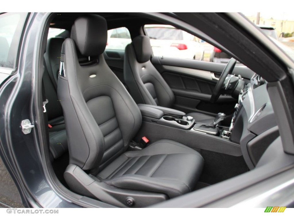 AMG Black Interior 2012 Mercedes-Benz C 63 AMG Coupe Photo #89230999