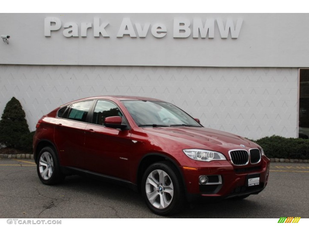 Vermillion Red Metallic BMW X6