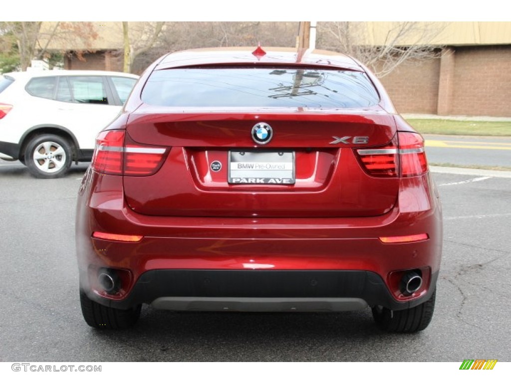 2014 X6 xDrive35i - Vermillion Red Metallic / Saddle Brown photo #4