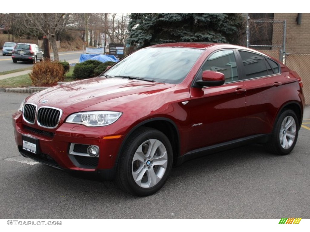 2014 X6 xDrive35i - Vermillion Red Metallic / Saddle Brown photo #7