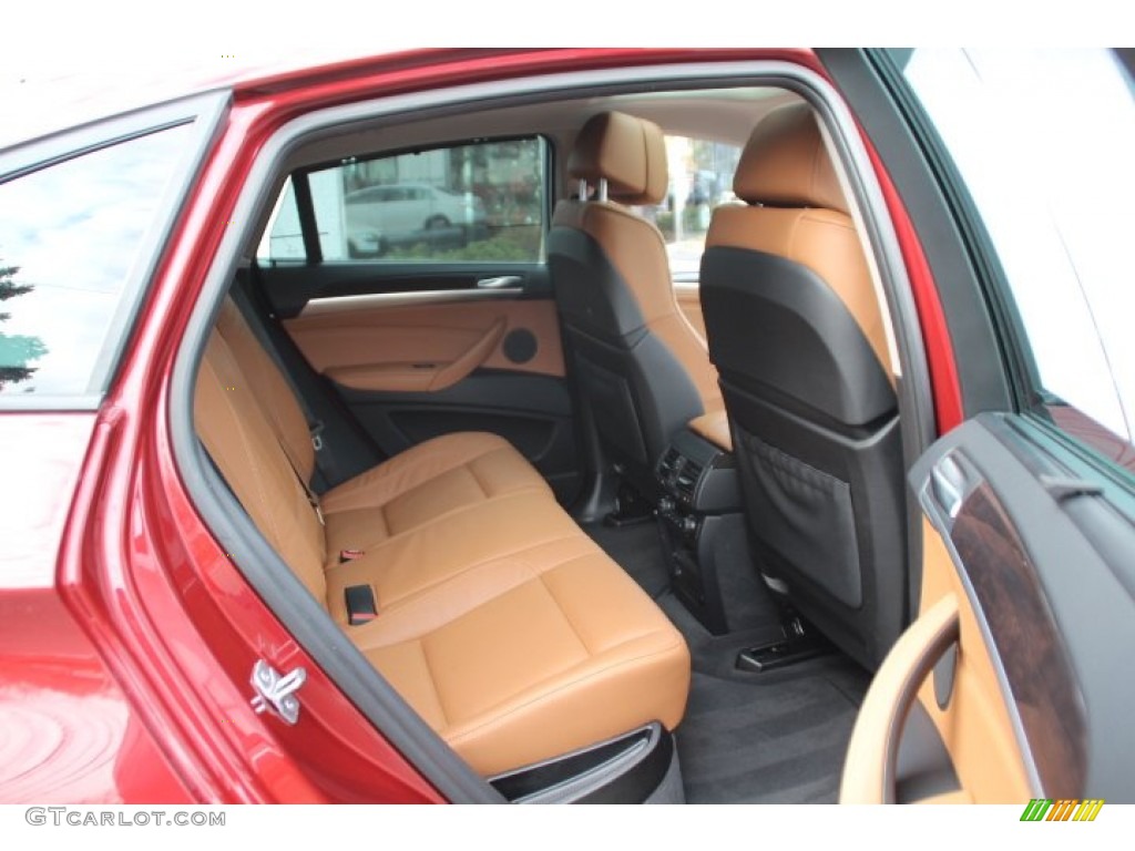2014 X6 xDrive35i - Vermillion Red Metallic / Saddle Brown photo #24