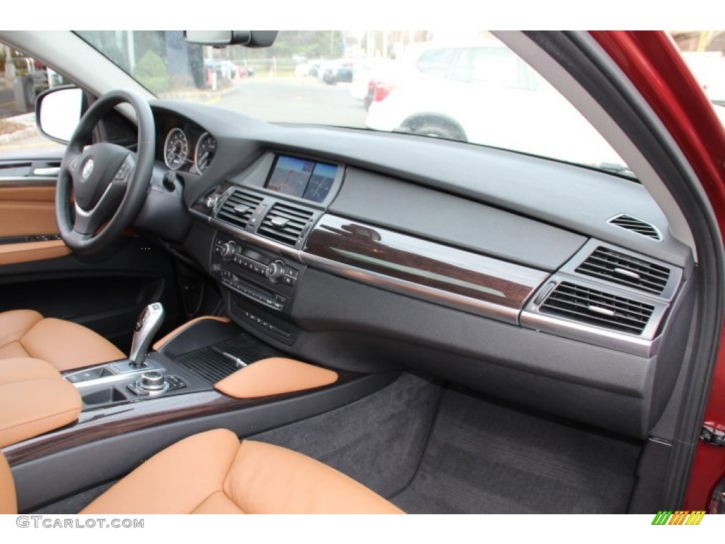 2014 X6 xDrive35i - Vermillion Red Metallic / Saddle Brown photo #26