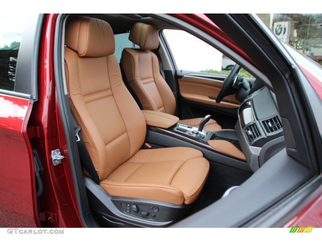 2014 X6 xDrive35i - Vermillion Red Metallic / Saddle Brown photo #28