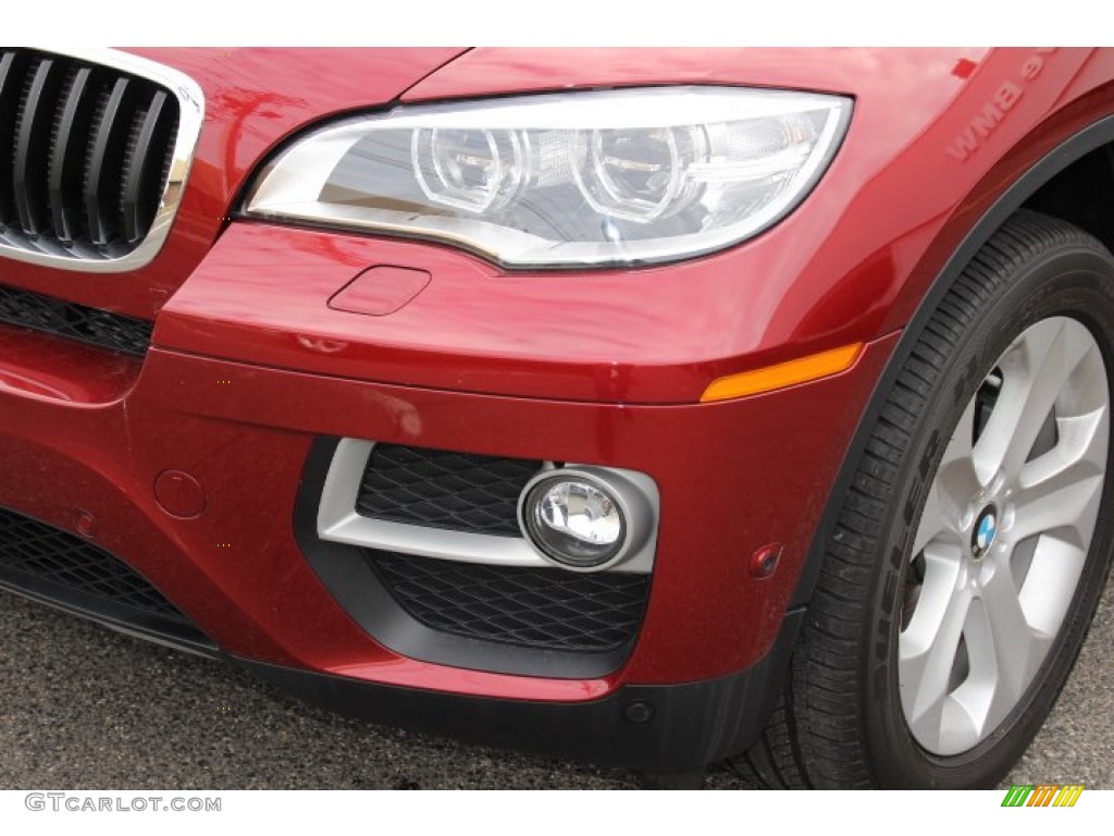2014 X6 xDrive35i - Vermillion Red Metallic / Saddle Brown photo #30