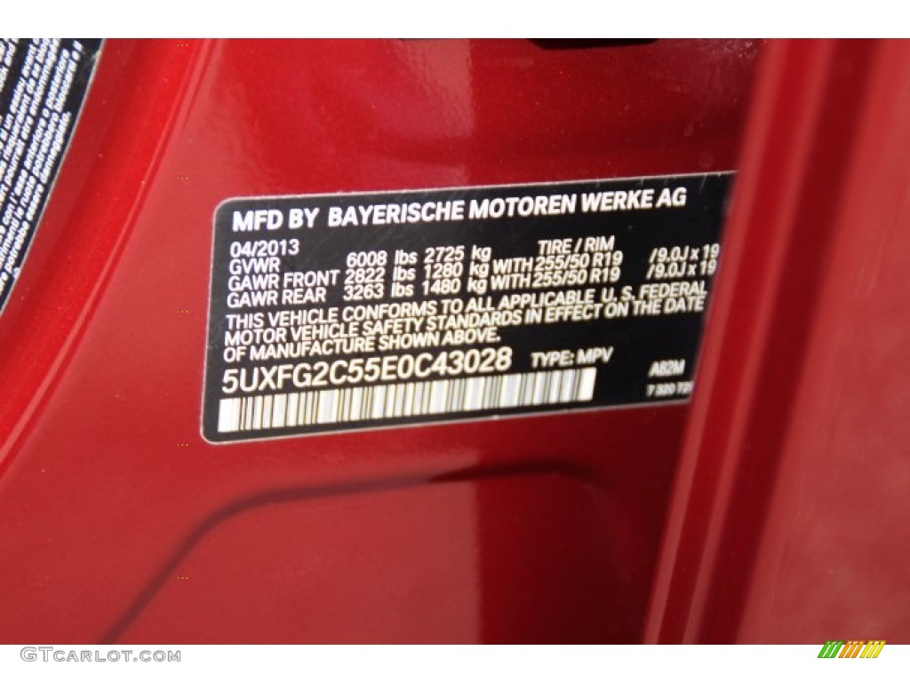 2014 X6 xDrive35i - Vermillion Red Metallic / Saddle Brown photo #33