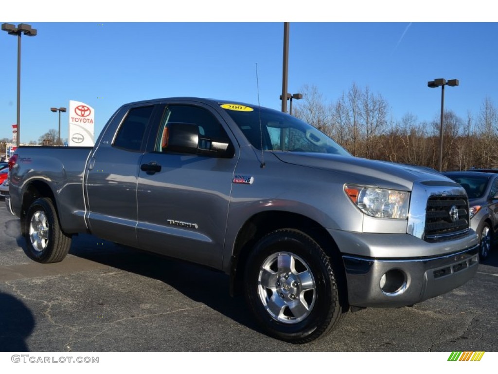 2007 Tundra SR5 TRD Double Cab - Silver Sky Metallic / Black photo #1