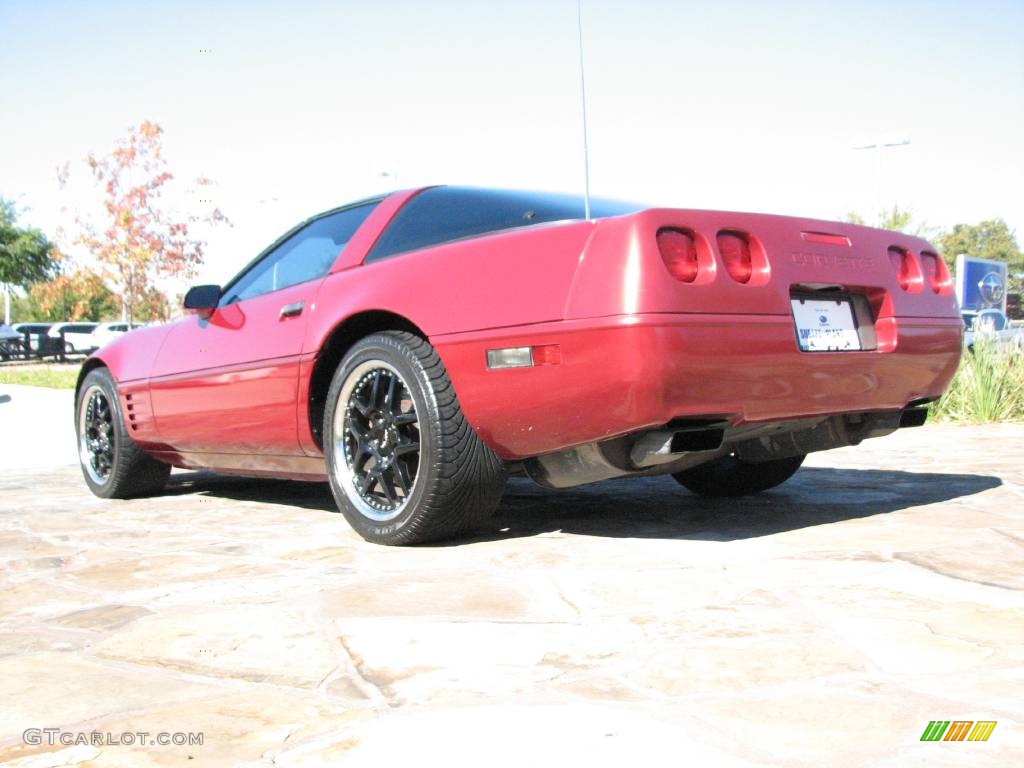 1992 Corvette Coupe - Dark Red Metallic / Gray photo #7