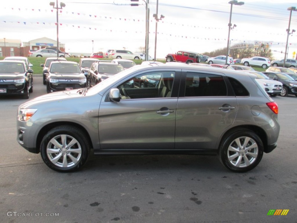 Mercury Gray Metallic 2014 Mitsubishi Outlander Sport SE AWD Exterior Photo #89233874