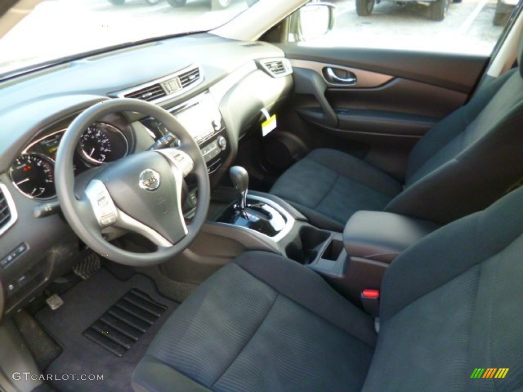 Charcoal Interior 2014 Nissan Rogue S Photo #89233936