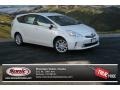 Blizzard White Pearl - Prius v Five Photo No. 1