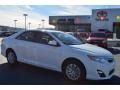2014 Super White Toyota Camry LE  photo #1